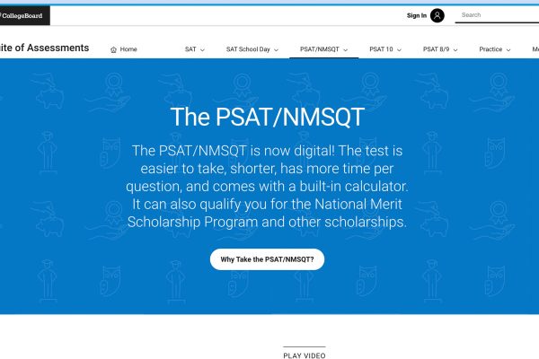 Juniors and sophomores can now check their PSAT scores on their CollegeBoard accounts. Students can then check their index to see where they fall for scholarships. 